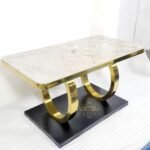 Periha Luxury Double Ring Console Table