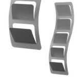 S-Curve Metal Wall Mounted Magazine Mail Organizer