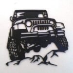 Jeep Off-Road Metal Wall Art